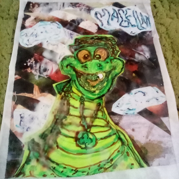 🎨Upcycled Magellan Mixed Media Art🌥 - Picture 2 of 12